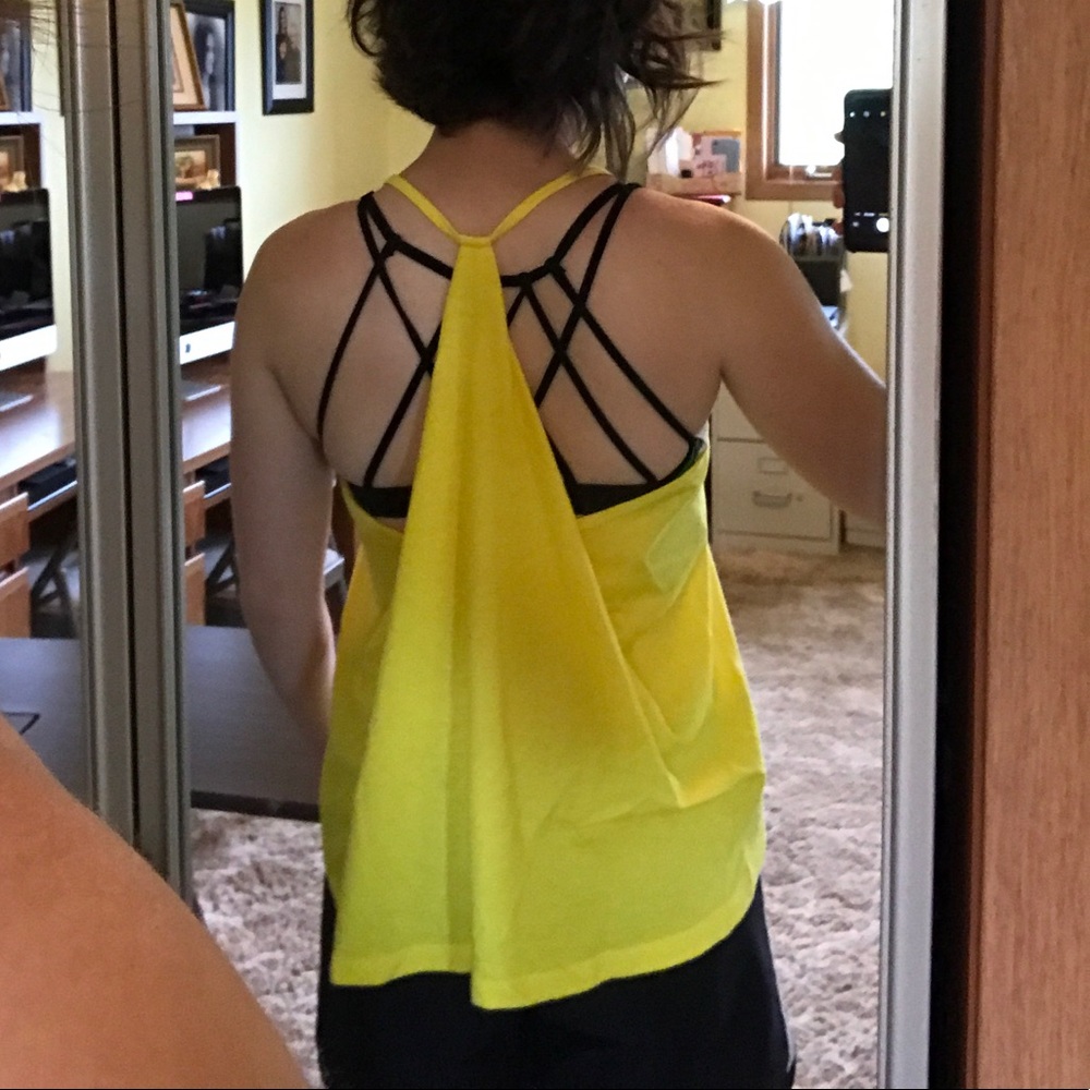 Fabletics yellow tank top